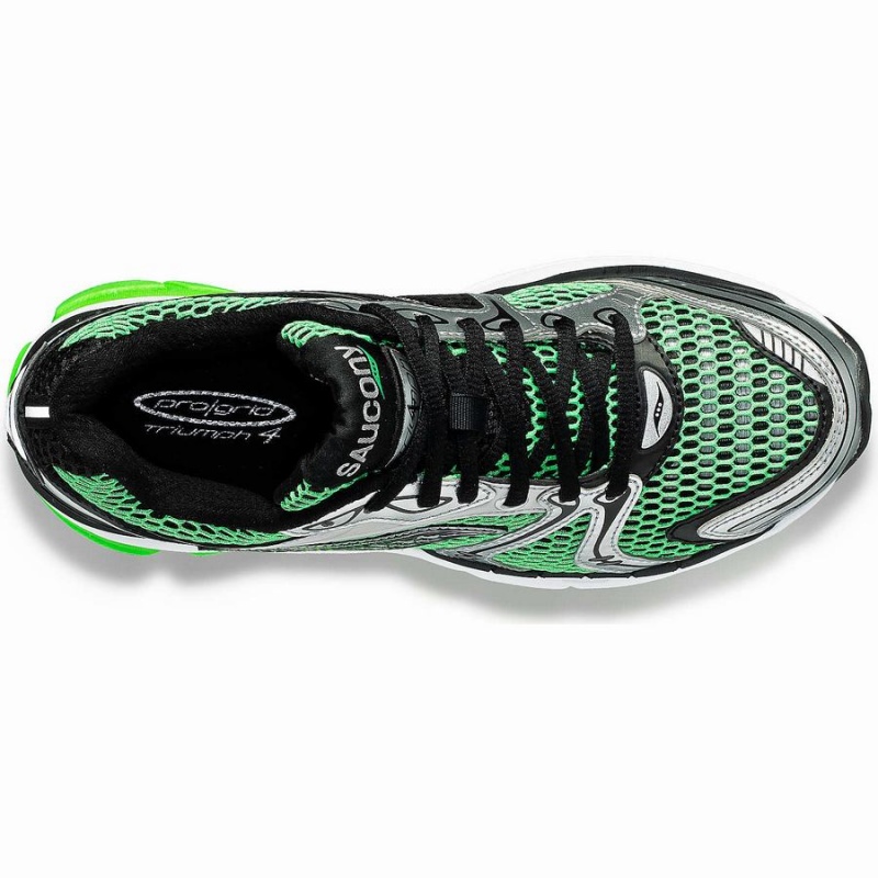 Saucony ProGrid Triumph 4 Férfi Utcai Cipő Zöld Titán | Hungary S97086-N50