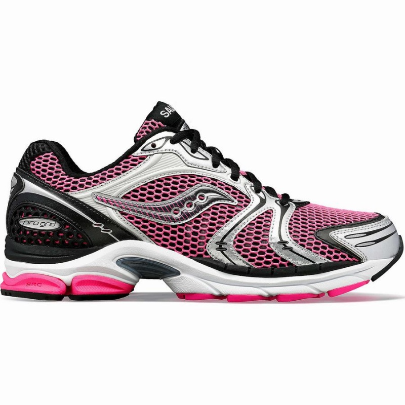 Saucony ProGrid Triumph 4 Férfi Utcai Cipő Rózsaszín Titán | Hungary S87921-B28