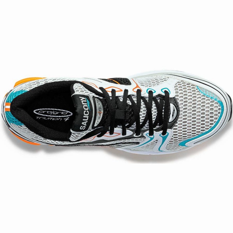 Saucony ProGrid Triumph 4 Férfi Utcai Cipő Fehér Titán | Hungary S02714-N82