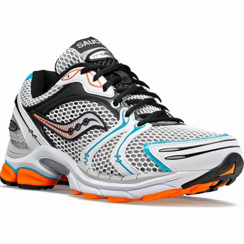 Saucony ProGrid Triumph 4 Férfi Utcai Cipő Fehér Titán | Hungary S02714-N82