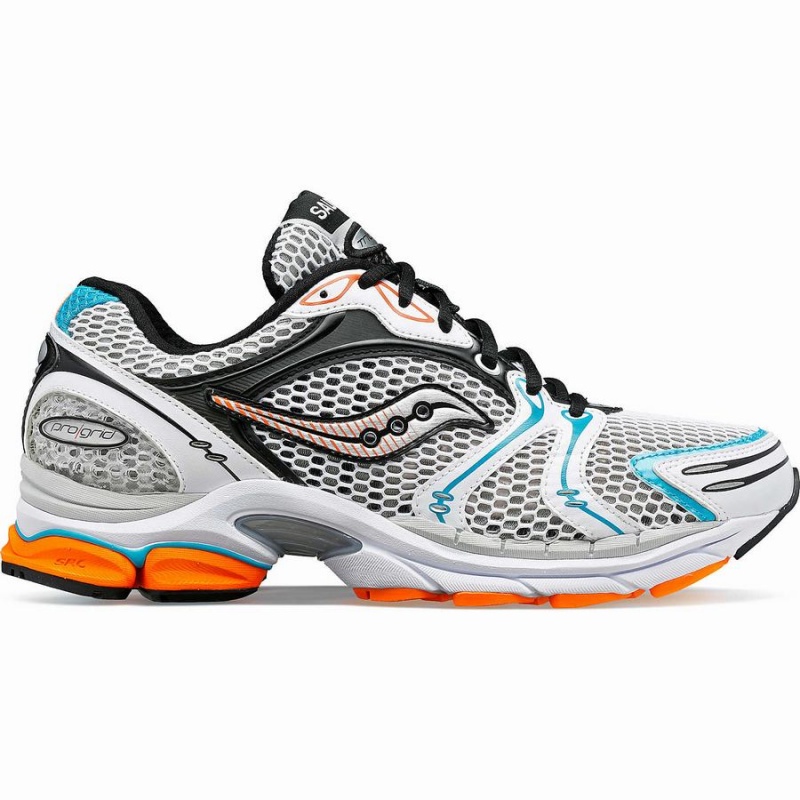 Saucony ProGrid Triumph 4 Férfi Utcai Cipő Fehér Titán | Hungary S02714-N82