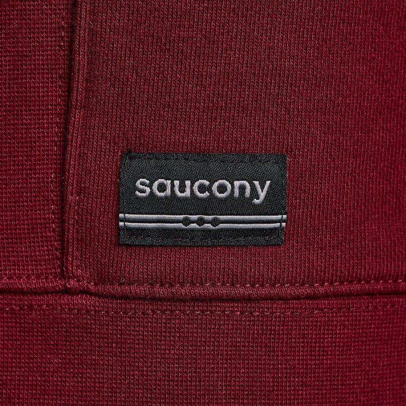 Saucony Recovery Crew Férfi Pulóver Piros | Hungary S83195-T17