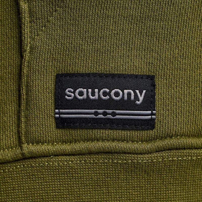 Saucony Recovery Hoody Férfi Kapucnis Pulóver Khaki | Hungary S14853-D13