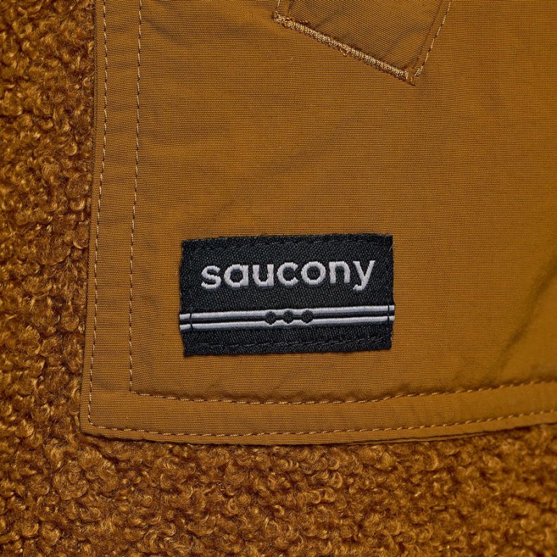 Saucony Recovery Sherpa Férfi Pulóver Barna | Hungary S34802-Z91