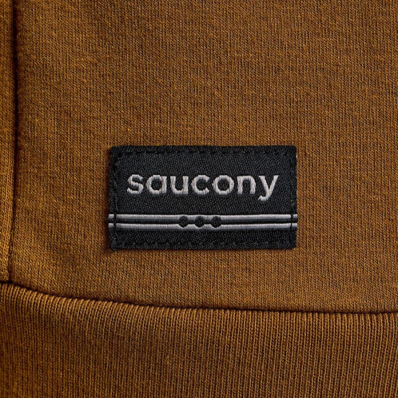 Saucony Recovery Zip Tunic Női Kapucnis Pulóver Barna | Hungary S35149-V86