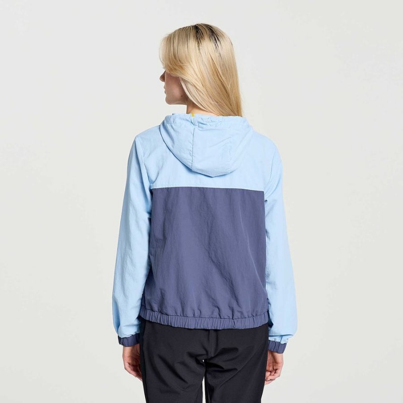 Saucony Rested Anorak Női Felsők Kék | Hungary S54761-L91