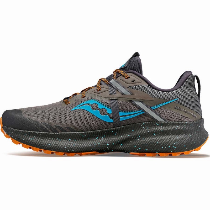 Saucony Ride 15 TR Férfi Terepfutó Cipő Szürke Kék | Hungary S61478-P92