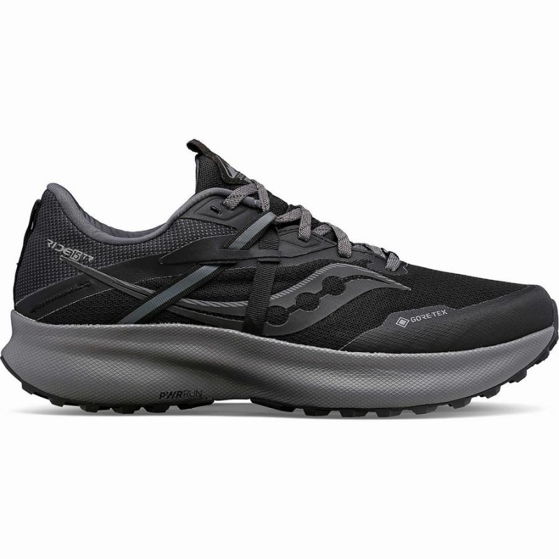 Saucony Ride 15 TR GTX Férfi Terepfutó Cipő Fekete Szürke | Hungary S74250-U13