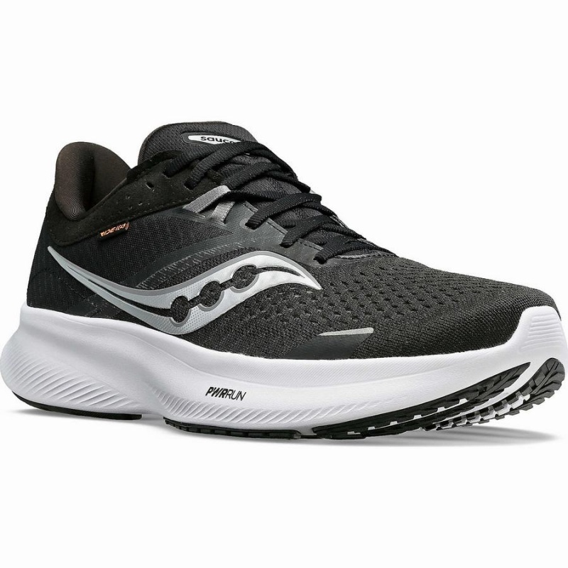 Saucony Ride 16 Férfi Futócipő Fekete Fehér | Hungary S46832-A23