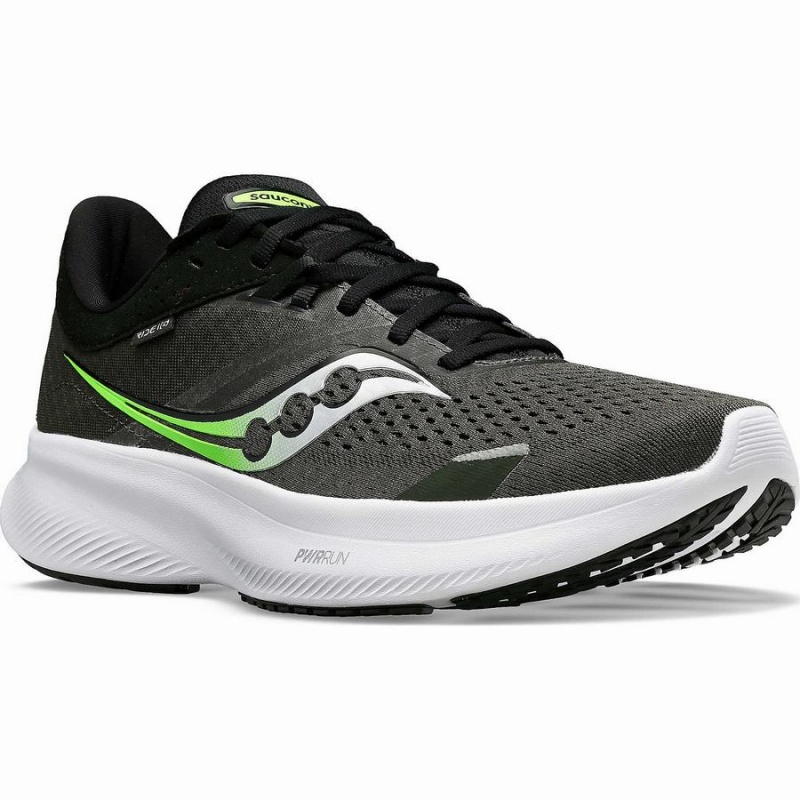 Saucony Ride 16 Férfi Futócipő Umbra / Slime | Hungary S74560-S21