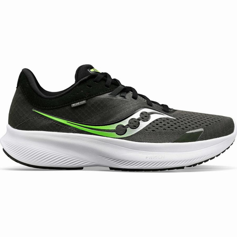 Saucony Ride 16 Férfi Futócipő Umbra / Slime | Hungary S74560-S21