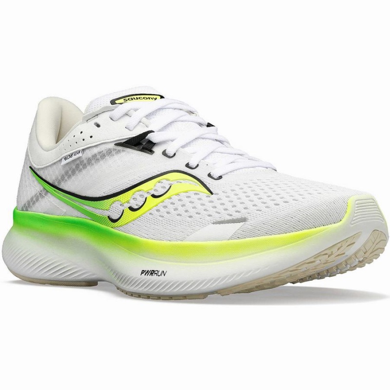 Saucony Ride 16 Női Futócipő Fehér Zöld | Hungary S39821-M21