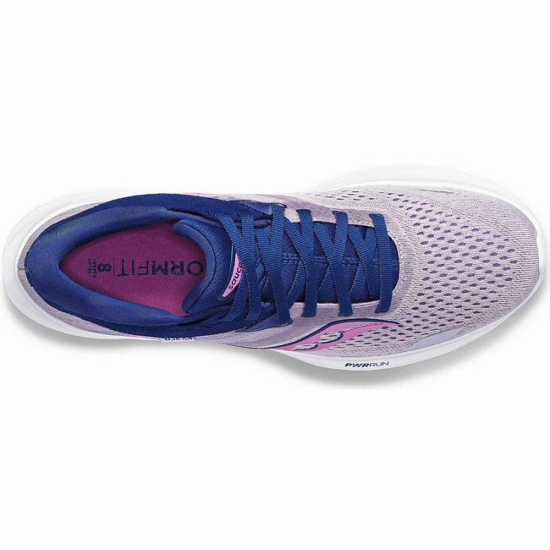 Saucony Ride 16 Női Futócipő Lila Sötétkék | Hungary S06173-Y37