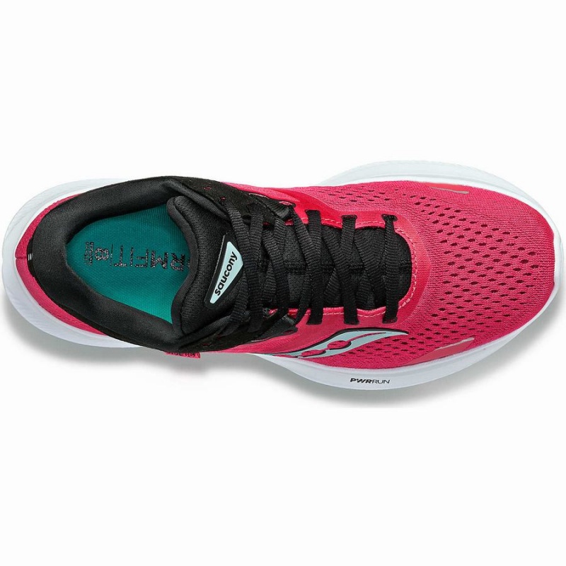 Saucony Ride 16 Női Futócipő Rózsaszín Fekete | Hungary S50961-N91