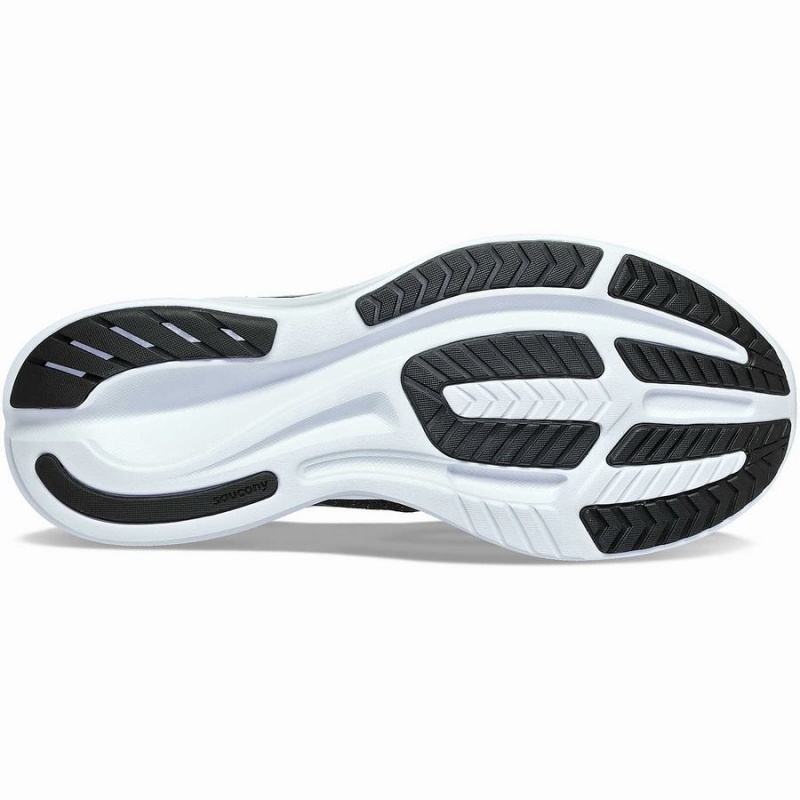 Saucony Ride 16 Wide Férfi Futócipő Fekete Fehér | Hungary S65803-Q35