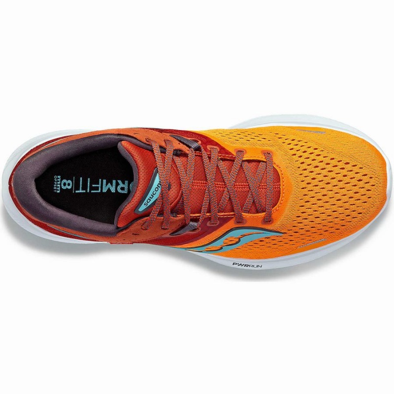 Saucony Ride 16 Wide Férfi Futócipő Sárga Narancssárga | Hungary S03247-L91