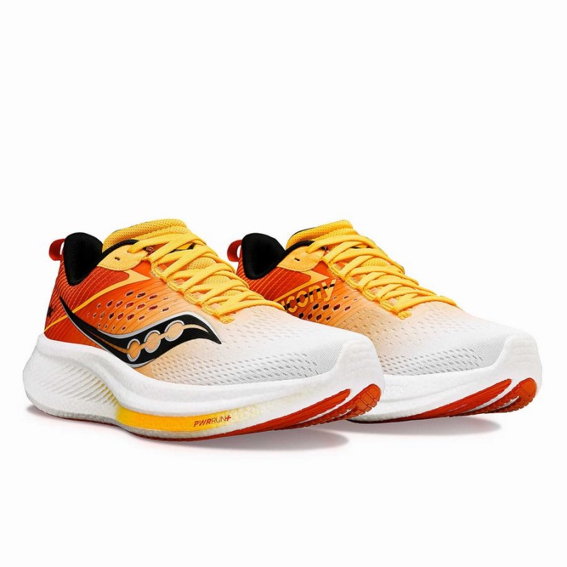 Saucony Ride 17 Férfi Futócipő Fehér Arany | Hungary S92451-X08