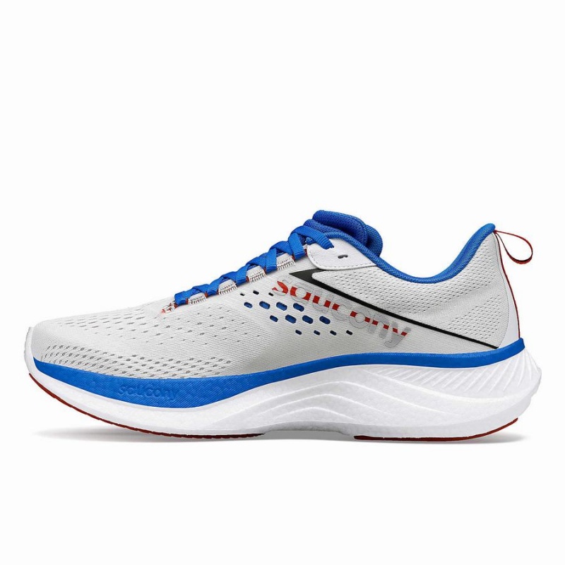 Saucony Ride 17 Férfi Futócipő Fehér Mélykék | Hungary S13675-C12