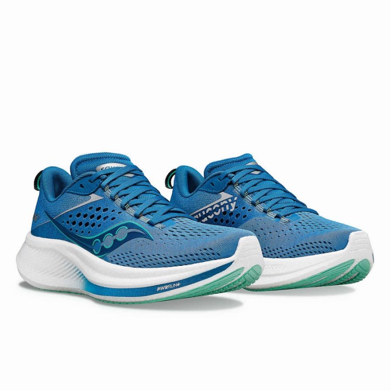 Saucony Ride 17 Női Futócipő Kék Türkiz | Hungary S62541-W39