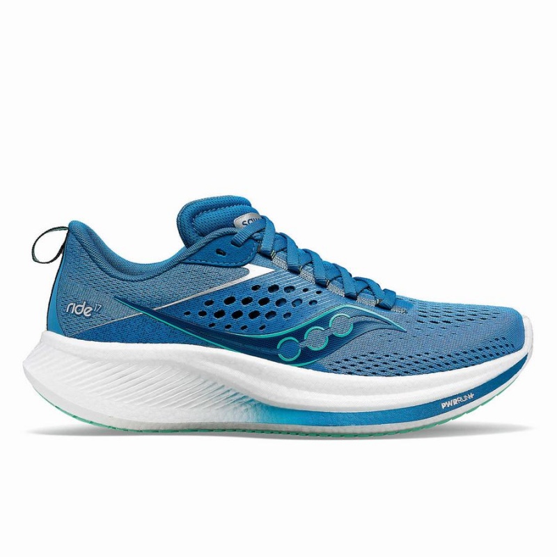 Saucony Ride 17 Női Futócipő Kék Türkiz | Hungary S62541-W39