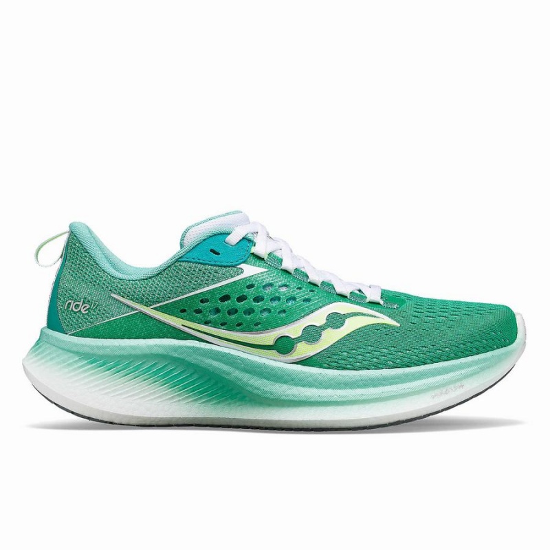 Saucony Ride 17 Női Futócipő Menta Fehér | Hungary S10724-J23