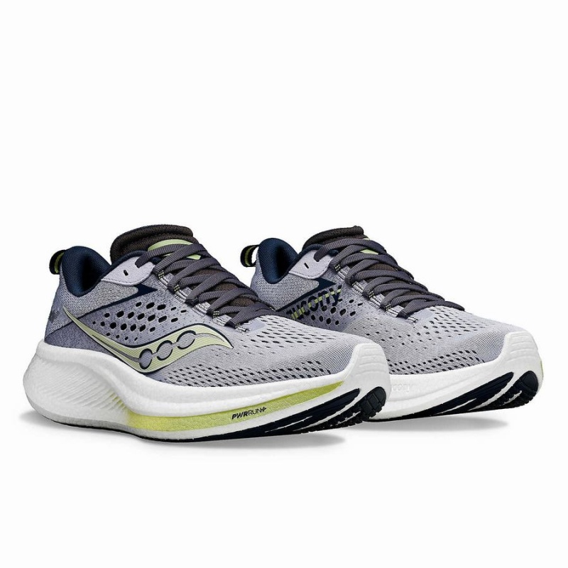 Saucony Ride 17 Wide Női Futócipő Sötétkék | Hungary S12963-X84