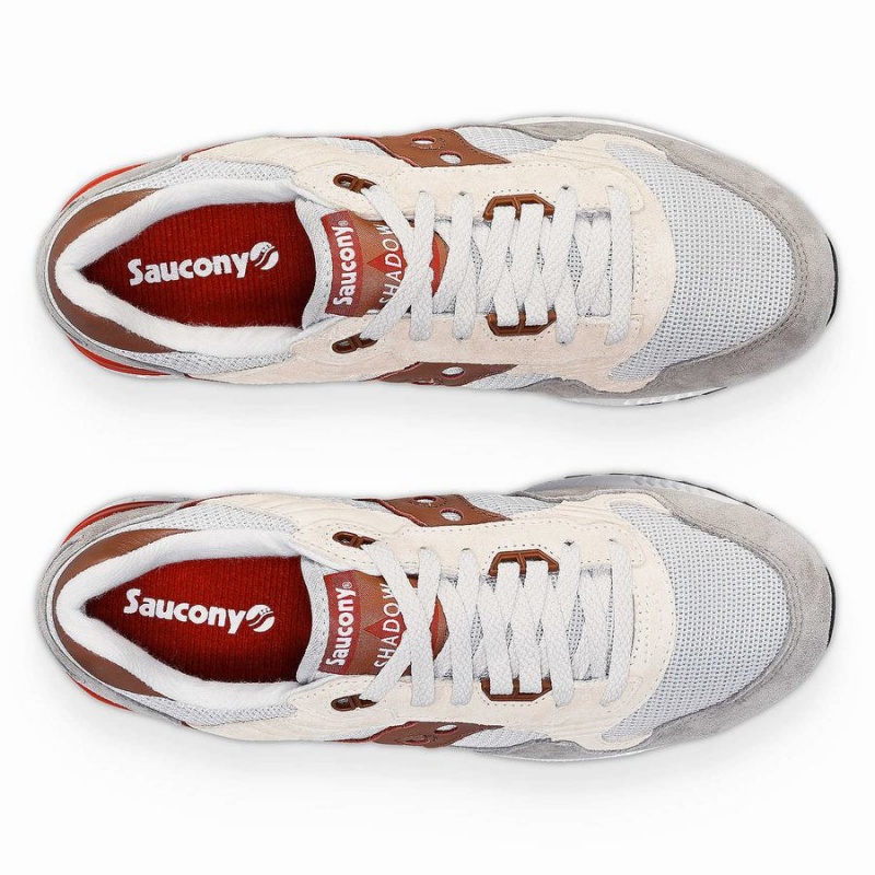 Saucony Shadow 5000 Férfi Utcai Cipő Szürke Barna | Hungary S12978-W48