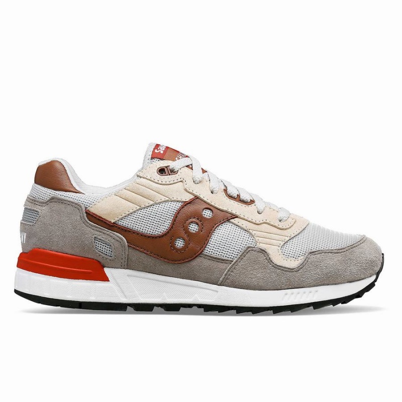 Saucony Shadow 5000 Férfi Utcai Cipő Szürke Barna | Hungary S12978-W48