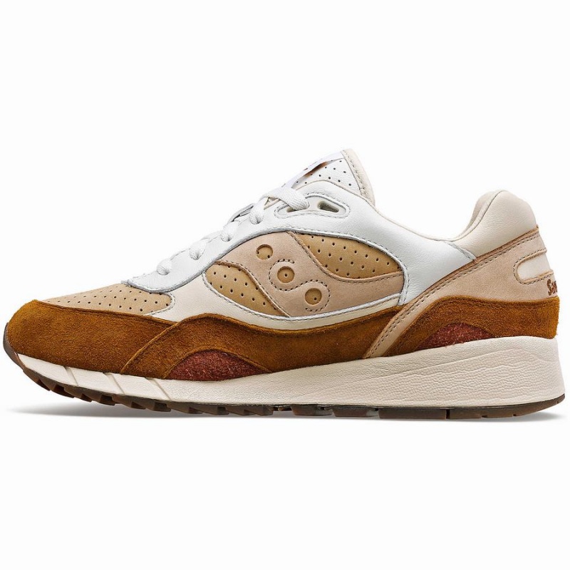 Saucony Shadow 6000 Cappuccino Férfi Utcai Cipő Fehér Barna | Hungary S49037-J69