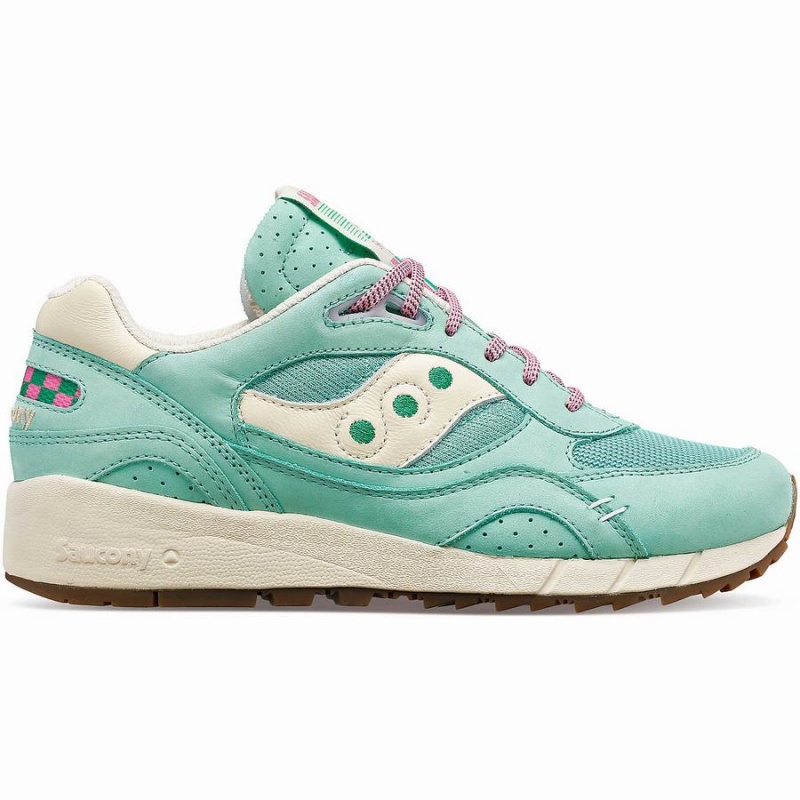 Saucony Shadow 6000 Earth Citizen Férfi Utcai Cipő Világos Türkiz Fehér | Hungary S97182-M25