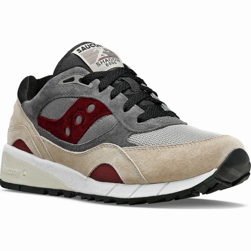 Saucony Shadow 6000 Férfi Utcai Cipő Bézs Szürke | Hungary S06589-B65