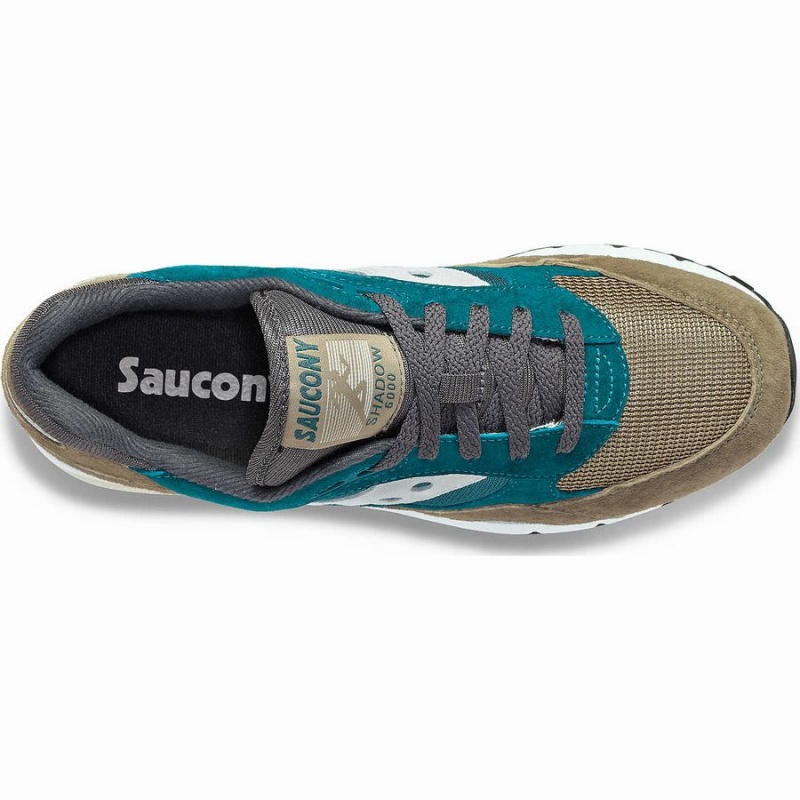 Saucony Shadow 6000 Férfi Utcai Cipő Szürke Türkiz | Hungary S02619-U04