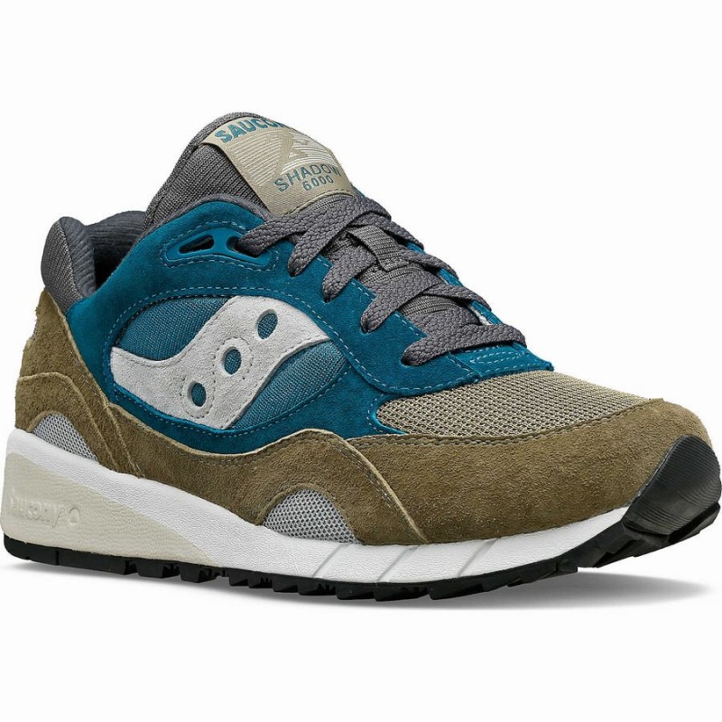 Saucony Shadow 6000 Férfi Utcai Cipő Szürke Türkiz | Hungary S02619-U04