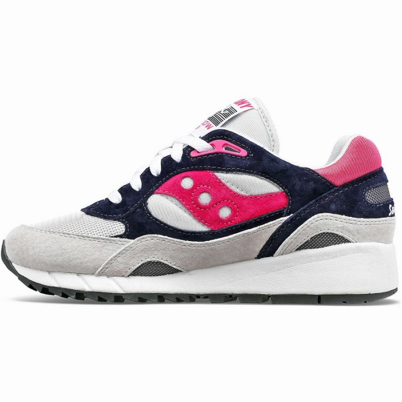 Saucony Shadow 6000 Férfi Utcai Cipő Szürke Rózsaszín | Hungary S72940-P01