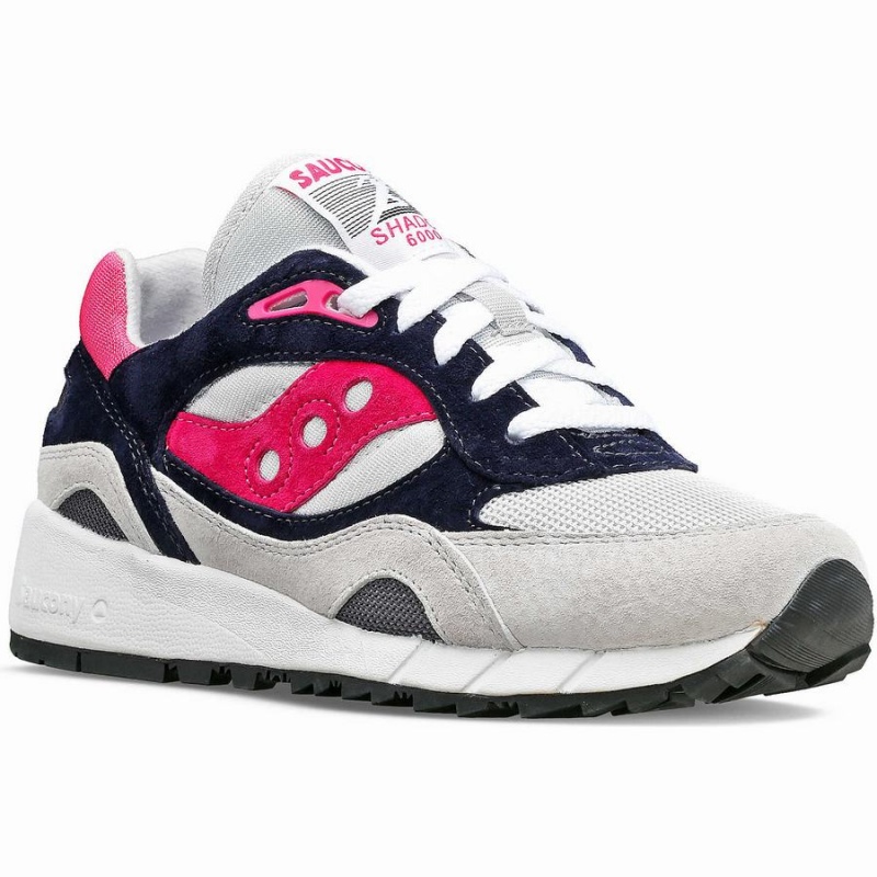 Saucony Shadow 6000 Férfi Utcai Cipő Szürke Rózsaszín | Hungary S72940-P01