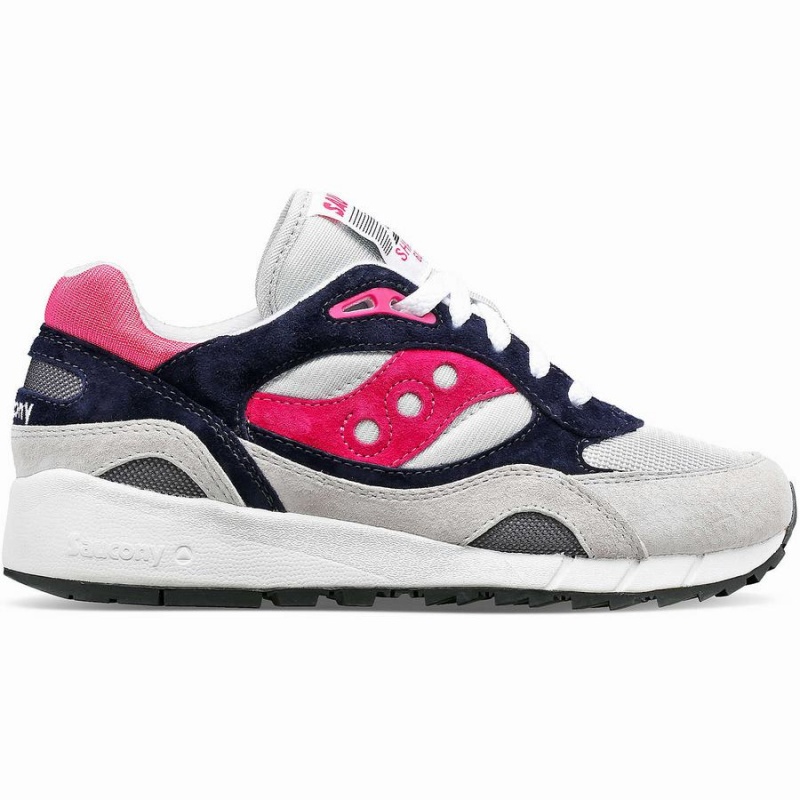 Saucony Shadow 6000 Férfi Utcai Cipő Szürke Rózsaszín | Hungary S72940-P01