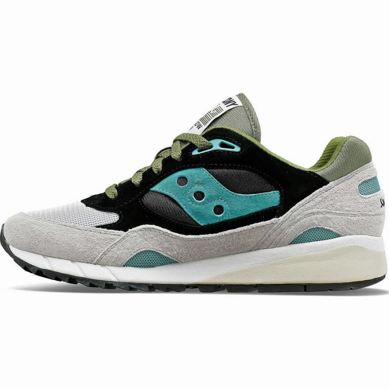 Saucony Shadow 6000 Férfi Utcai Cipő Szürke Zöld Fekete | Hungary S64309-Z40