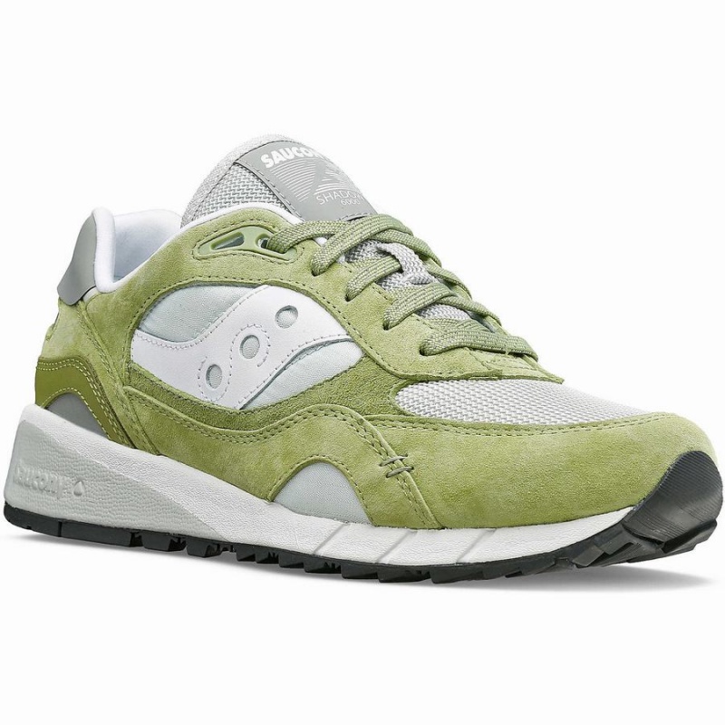 Saucony Shadow 6000 Premium Női Utcai Cipő Olivazöld Fehér | Hungary S36401-V40