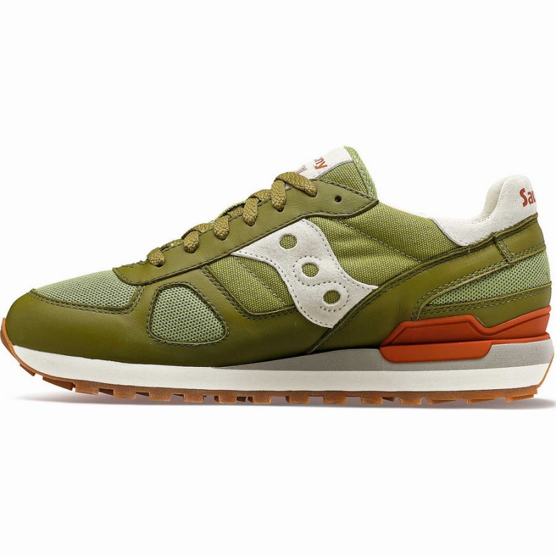 Saucony Shadow Original Férfi Utcai Cipő Olivazöld Fehér | Hungary S34791-J42