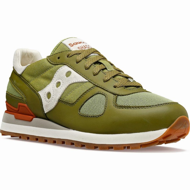 Saucony Shadow Original Férfi Utcai Cipő Olivazöld Fehér | Hungary S34791-J42