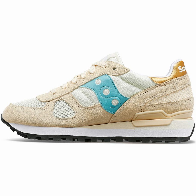 Saucony Shadow Original Női Utcai Cipő Barna Türkiz | Hungary S81472-U57