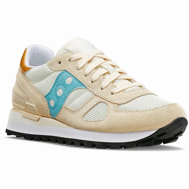 Saucony Shadow Original Női Utcai Cipő Barna Türkiz | Hungary S81472-U57