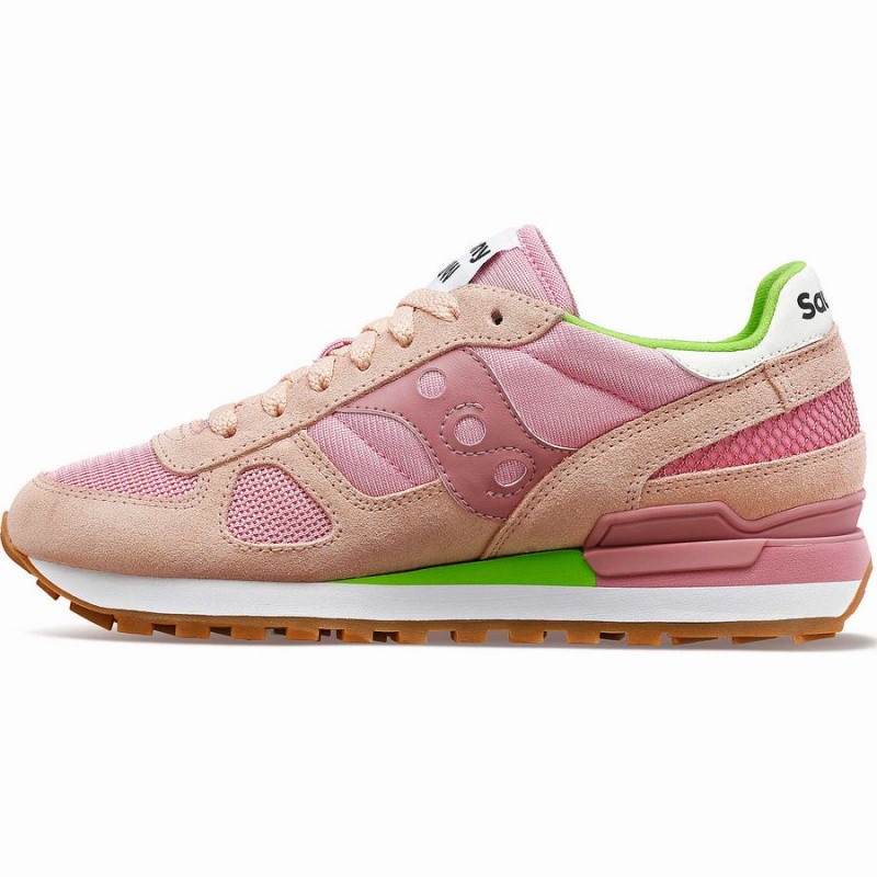 Saucony Shadow Original Női Utcai Cipő Barna Rózsaszín | Hungary S90318-Z60