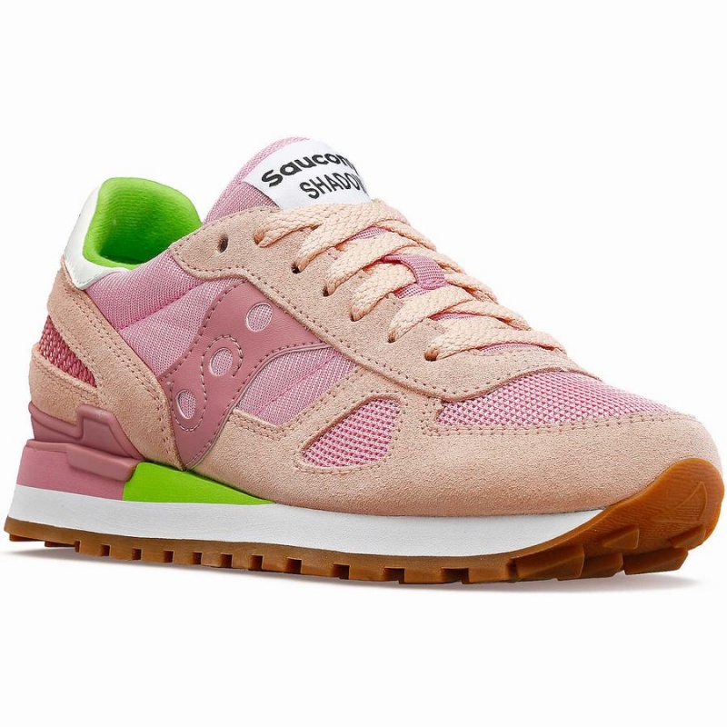 Saucony Shadow Original Női Utcai Cipő Barna Rózsaszín | Hungary S90318-Z60