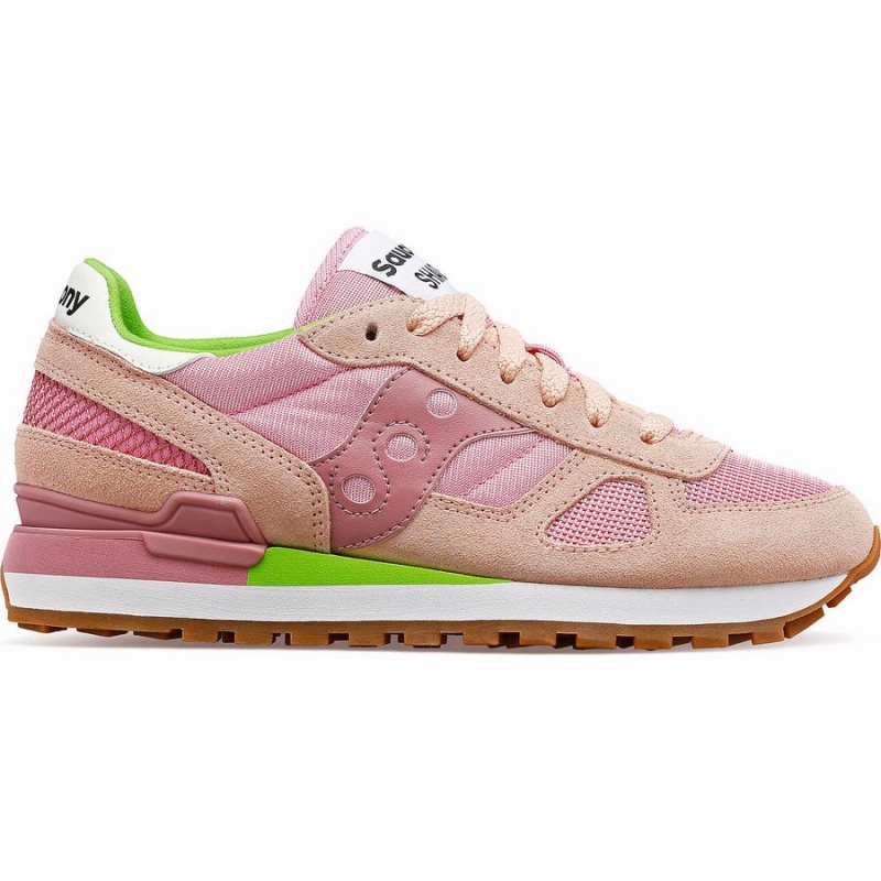 Saucony Shadow Original Női Utcai Cipő Barna Rózsaszín | Hungary S90318-Z60