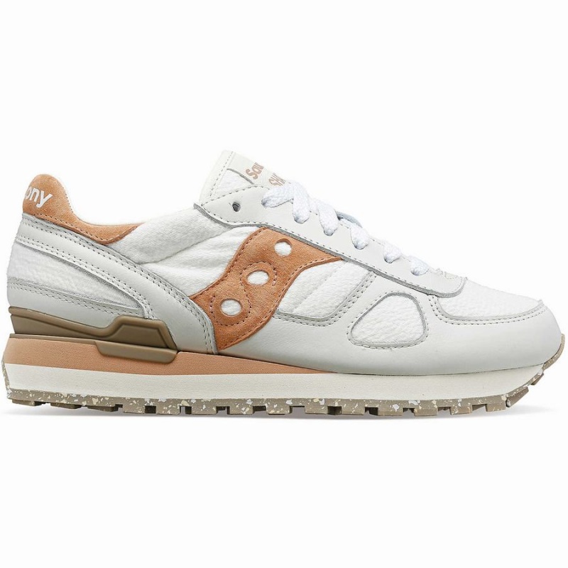 Saucony Shadow Original Női Utcai Cipő Fehér Barna | Hungary S32986-J59