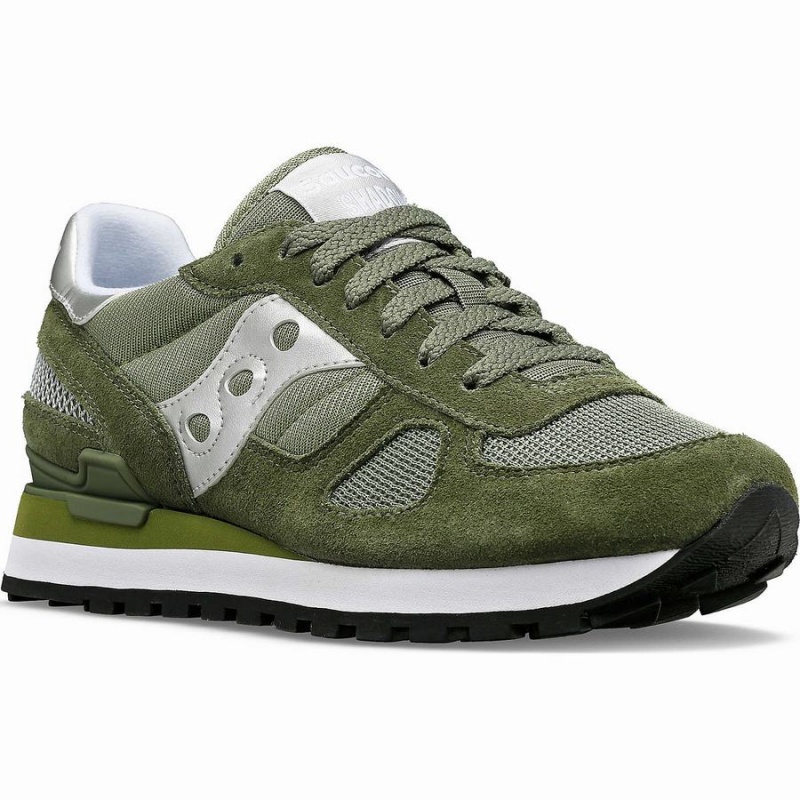 Saucony Shadow Original Női Utcai Cipő Olivazöld Titán | Hungary S52430-C61