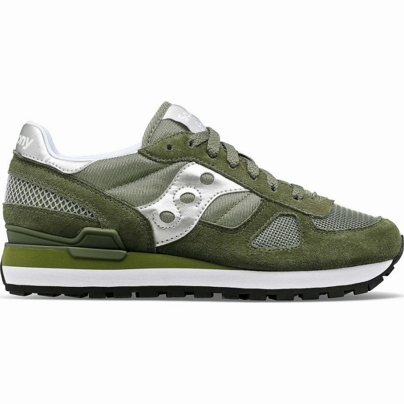 Saucony Shadow Original Női Utcai Cipő Olivazöld Titán | Hungary S52430-C61