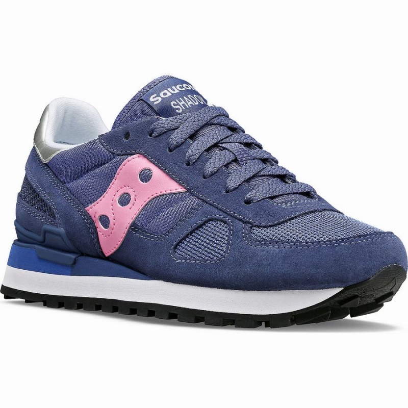 Saucony Shadow Original Női Utcai Cipő Sötétkék Rózsaszín | Hungary S71690-B16