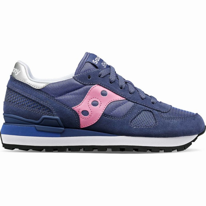 Saucony Shadow Original Női Utcai Cipő Sötétkék Rózsaszín | Hungary S71690-B16